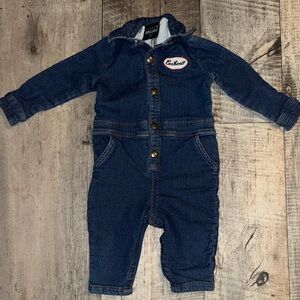 Carhartt baby  Blue Denim Jumper- size 9 months
